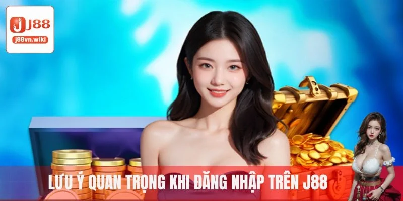 Lưu ý quan trọng khi thực hiện đăng nhập trên J88