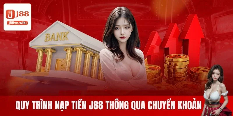 Quy trình nạp tiền J88 thông qua chuyển khoản