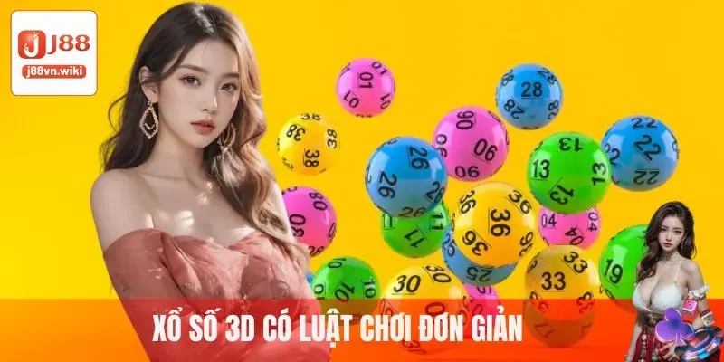 Xổ số 3D có luật chơi đơn giản